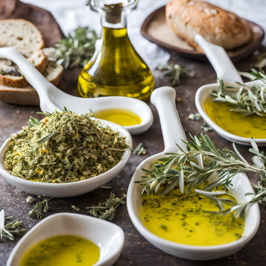 Savoring the Art of Bread Dipping with Olive Oil